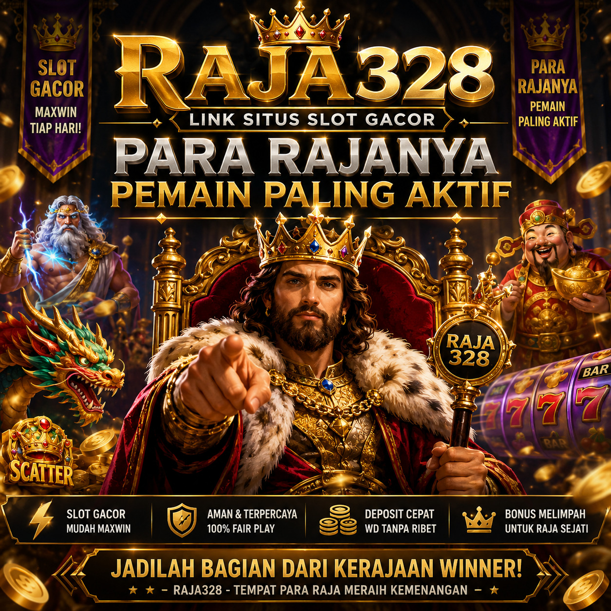 RAJA328 | Link Situs Slot Gacor Para Rajanya Pemain Paling Aktif